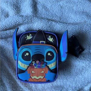 Disney Blue Stitch Loungefly Mini Backpack